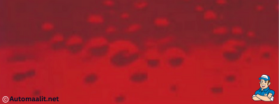Fisheyes on the paint surface, appearing as small round craters Kalansilma