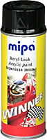 Mipa svart sprayfärg 400ml