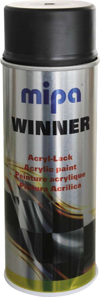 Mipa Mattsvart sprayfärg 400ml