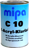 Mipa 1K-C10 klarlack 1L