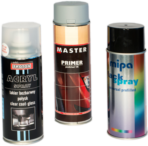 Sprayfärgpaket akryl, metallic och pearl