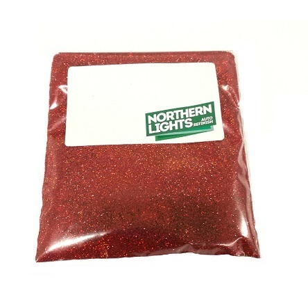 Northern Lights Metalflake -Lazer red