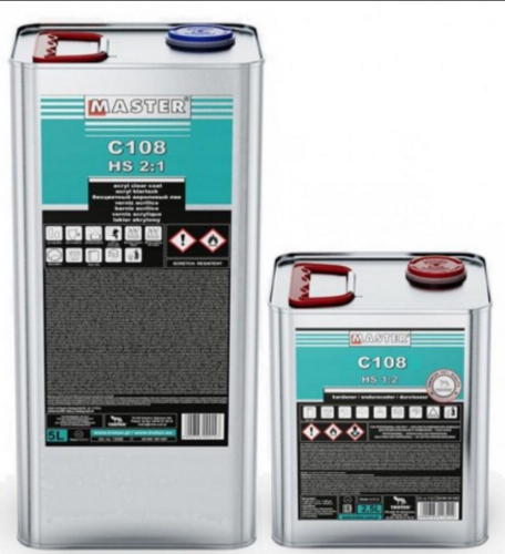 Troton C108 HS clear coat 5L + 2.5L hardener