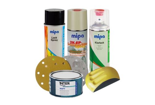 2K Spray Reparationspaket - Metallic/Pearl Basfärg