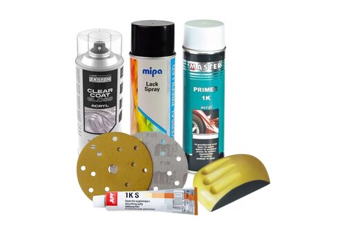 1K Reparationspaket - Metallic/Pearl Basfärg