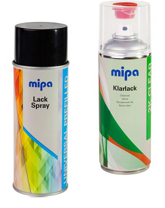 Spraypaket 2K -metallic/pearl basfärg/2K Klarlack