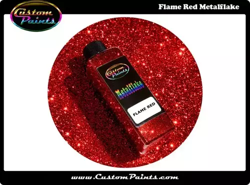 Custom Paints Metalflake Flame Red