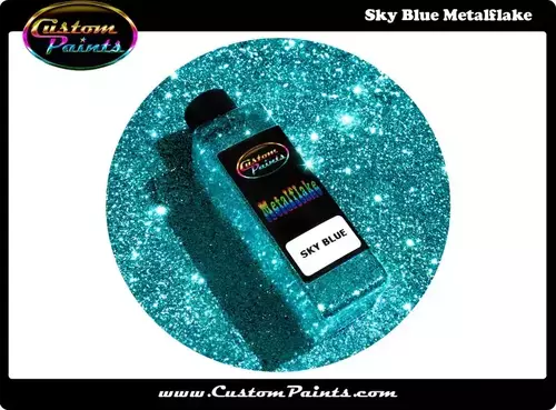 Custom Paints Metalflake Sky Blue