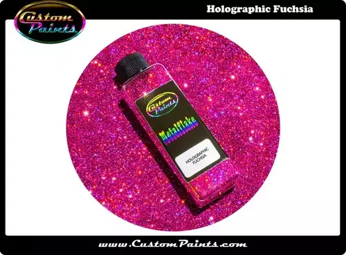 Custom Paints Metalflake Holographic Fuchsia