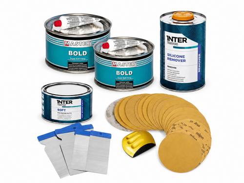 Startpaket spackling - grov och finspackel med slipning