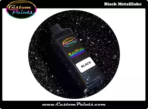 Custom Paints Metalflake Black